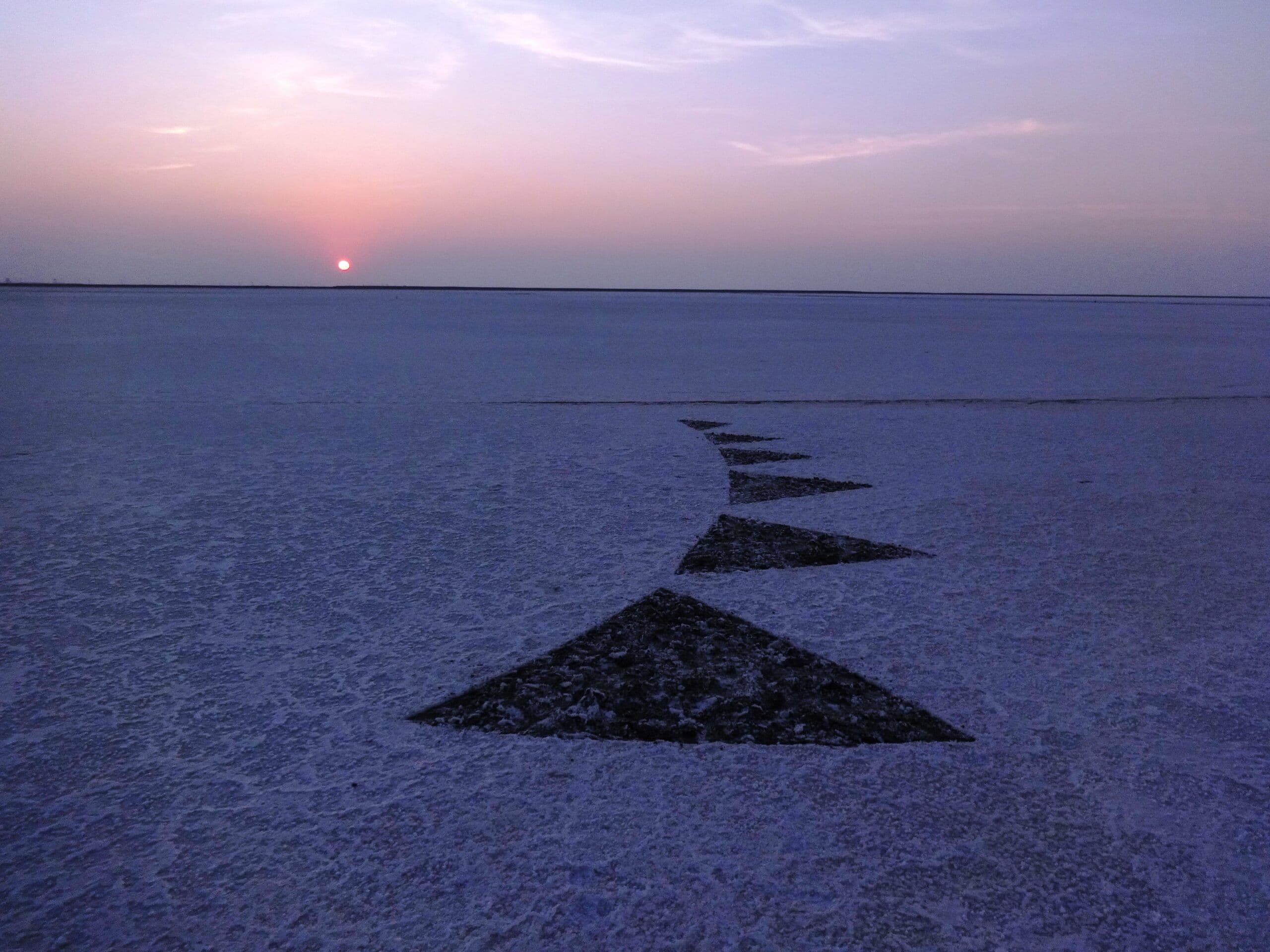Festival in Salt by Gunjan Tyagi, Nature Art Installation, 2015