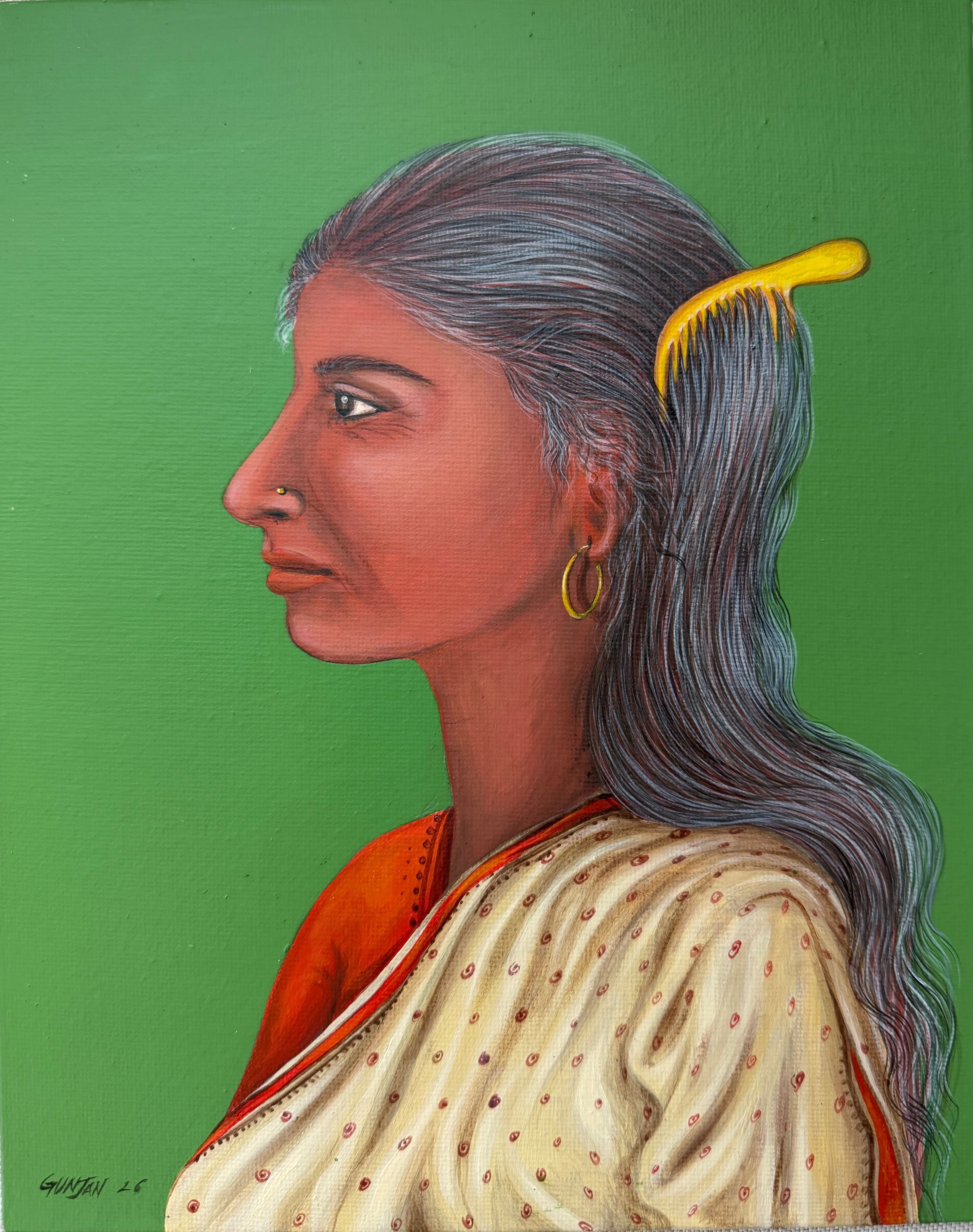 Gunjan Tyagi Paintings, Lost comb