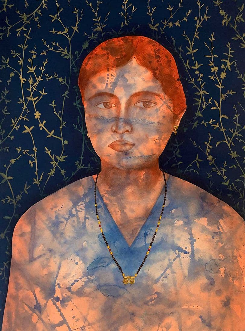 Gaze by Gunjan Tyagi, Mixed Media, 2020