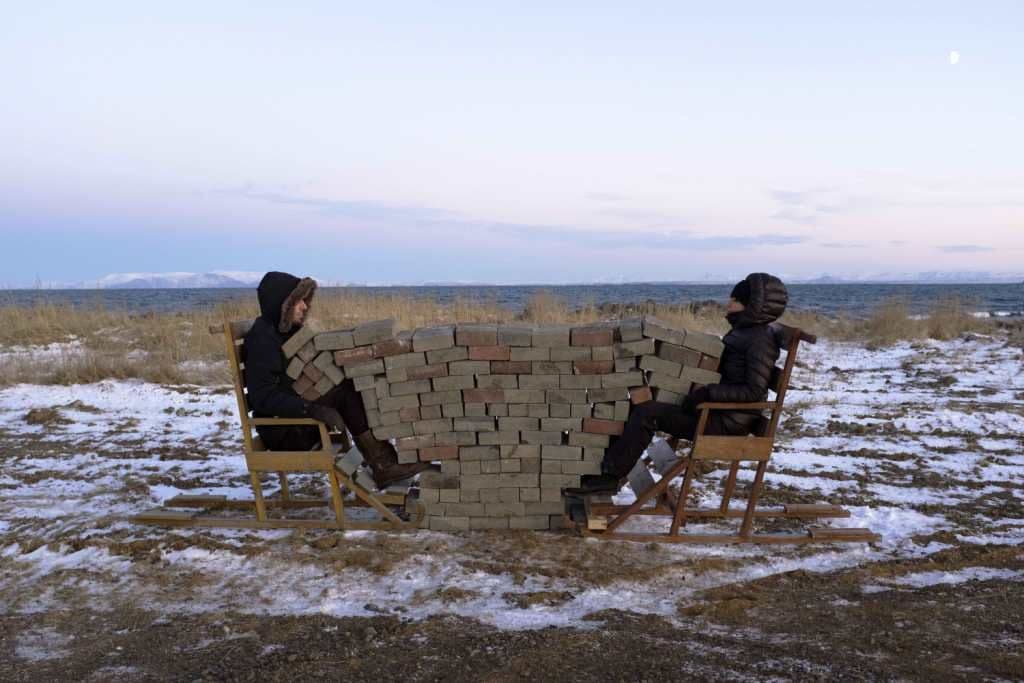 Who's Side is Whose by Gunjan Tyagi, Site-Specific Installation, 2024