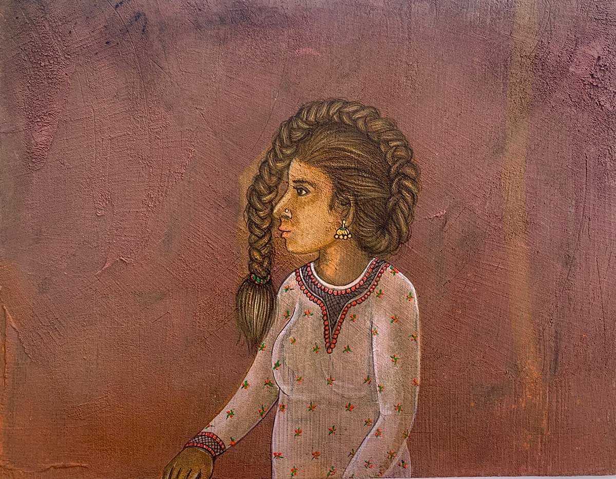 Quarantined by Gunjan Tyagi, Mixed Media, 2020